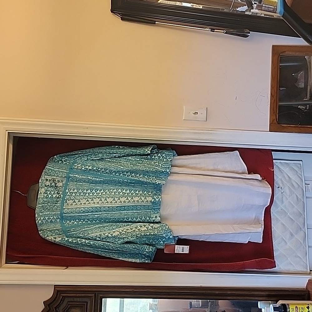 White dress with jacket